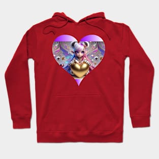 Goth Fairy Panda Girl Hoodie